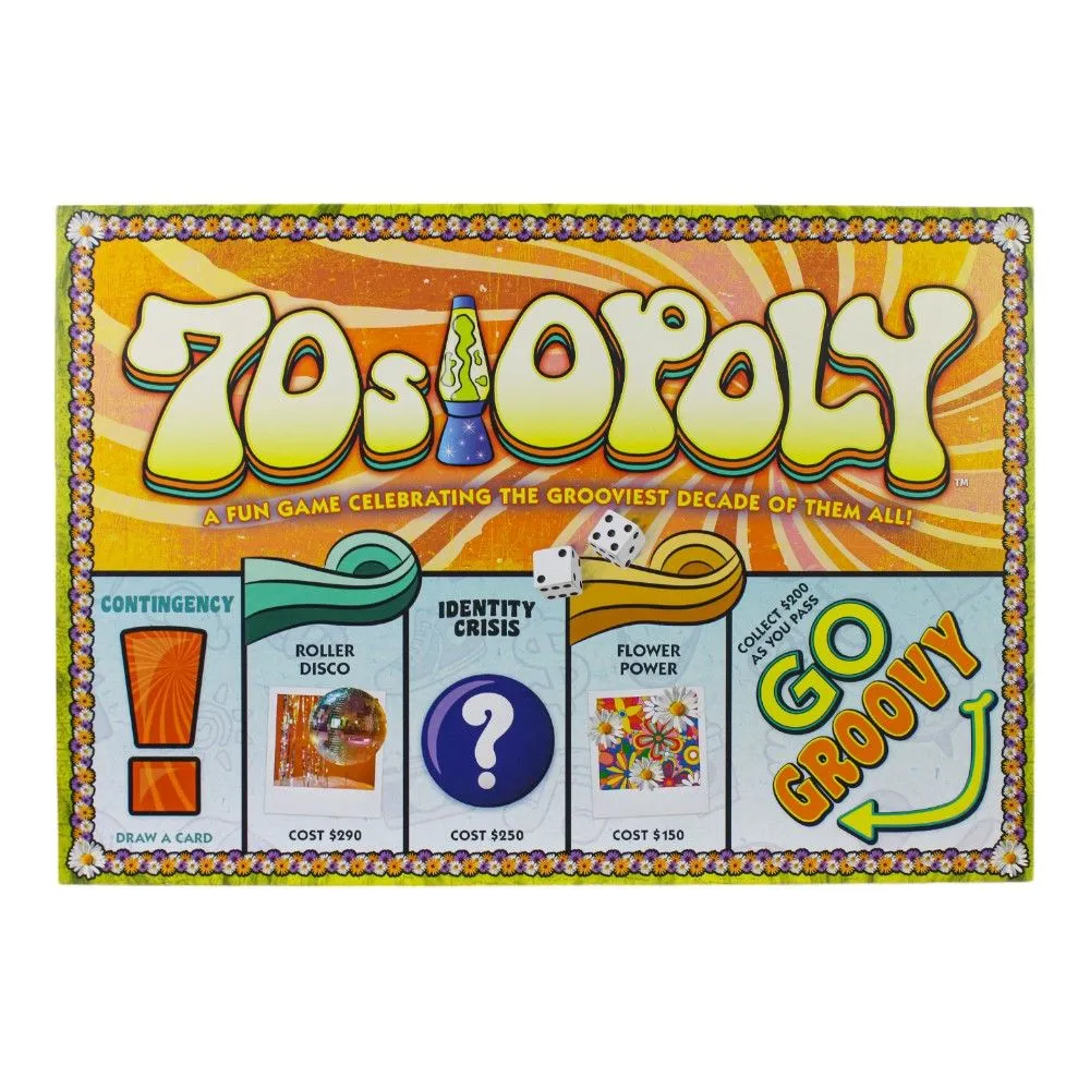 70s Opoly Nostalgic Board Game – Relive the Disco Decade