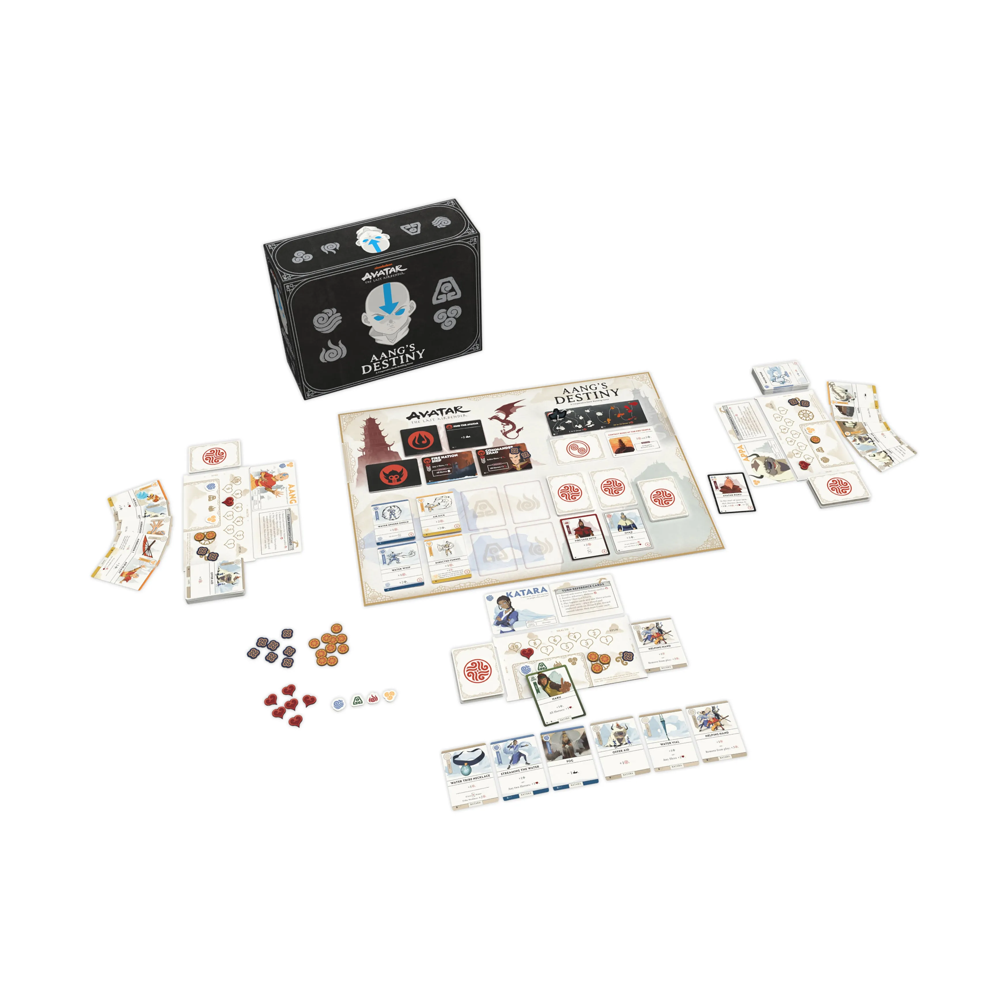 Avatar: The Last Airbender Aang's Destiny Cooperative Deck-Building Game