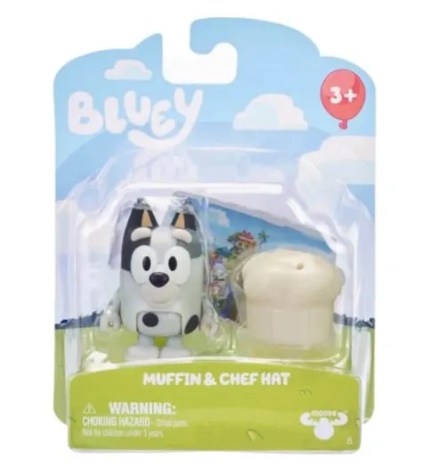 Bluey & Friends Story Starters Figures Muffin & Chef Hat
