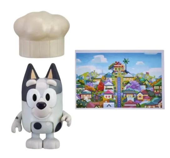 Bluey & Friends Story Starters Figures Muffin & Chef Hat