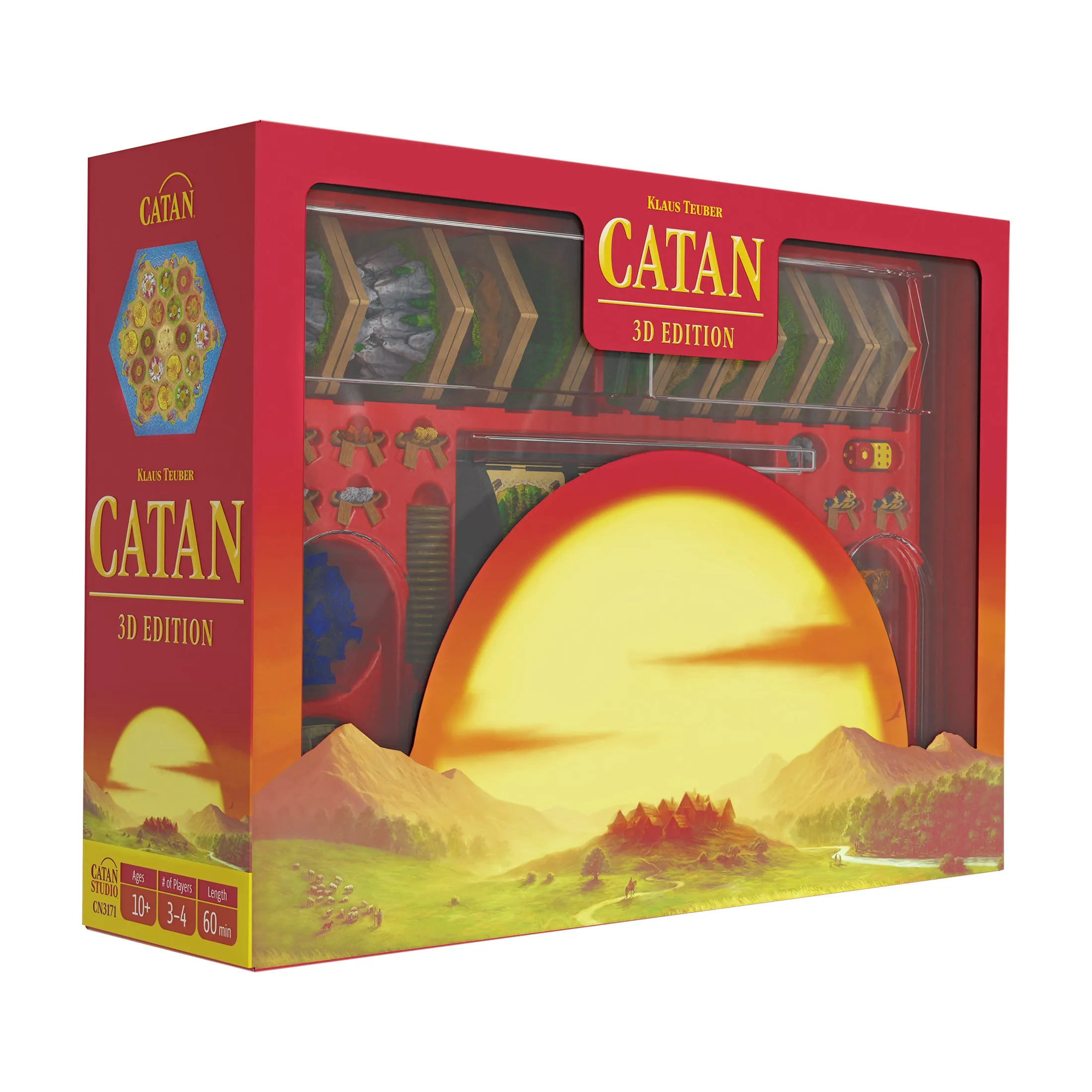 Catan: 3D Edition - Deluxe, Handcrafted Strategy Game