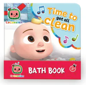 Cocomelon Time To Get All Clean Bath Book