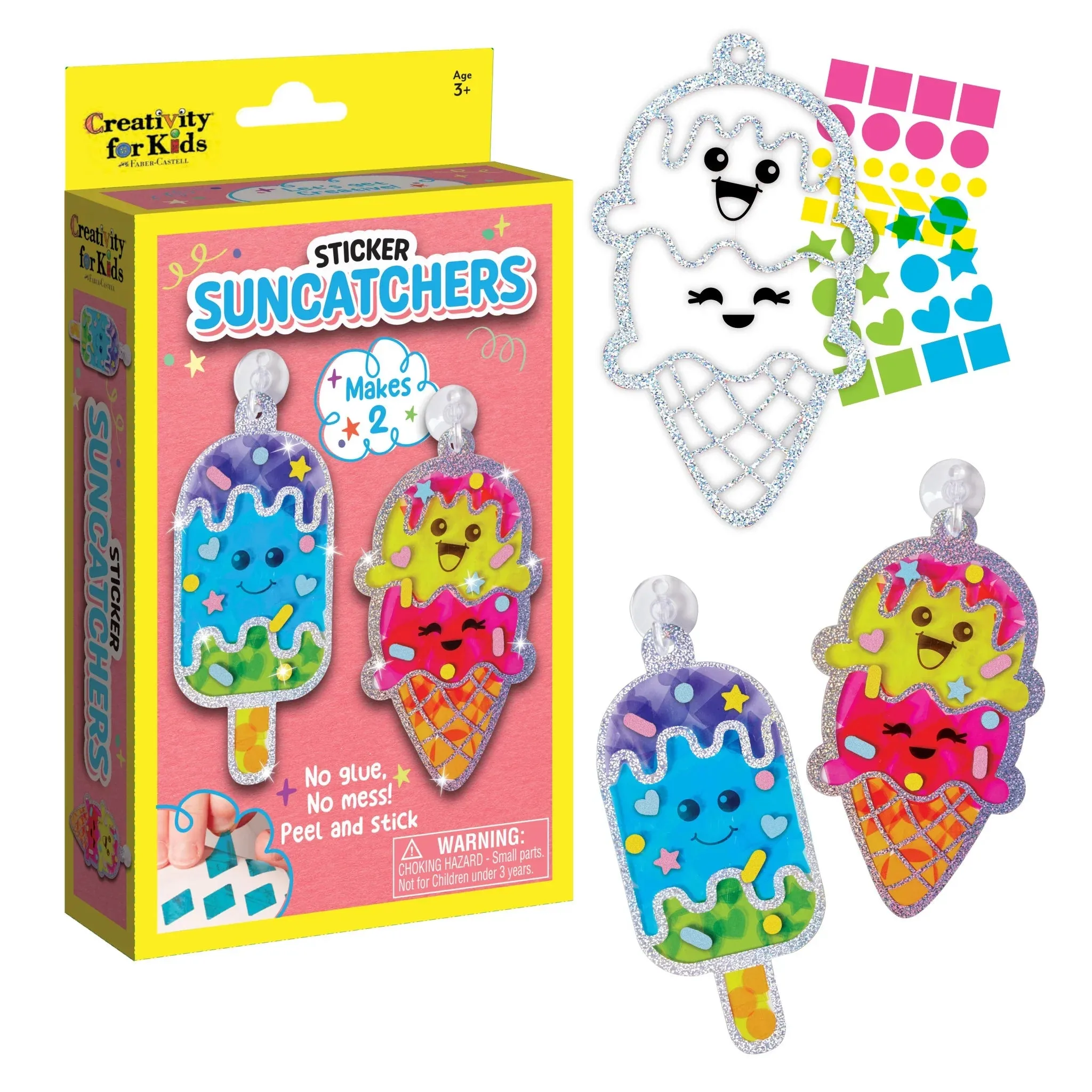 Creativity For Kids 6446 Sticker Suncatchers Wise - Kids Toys
