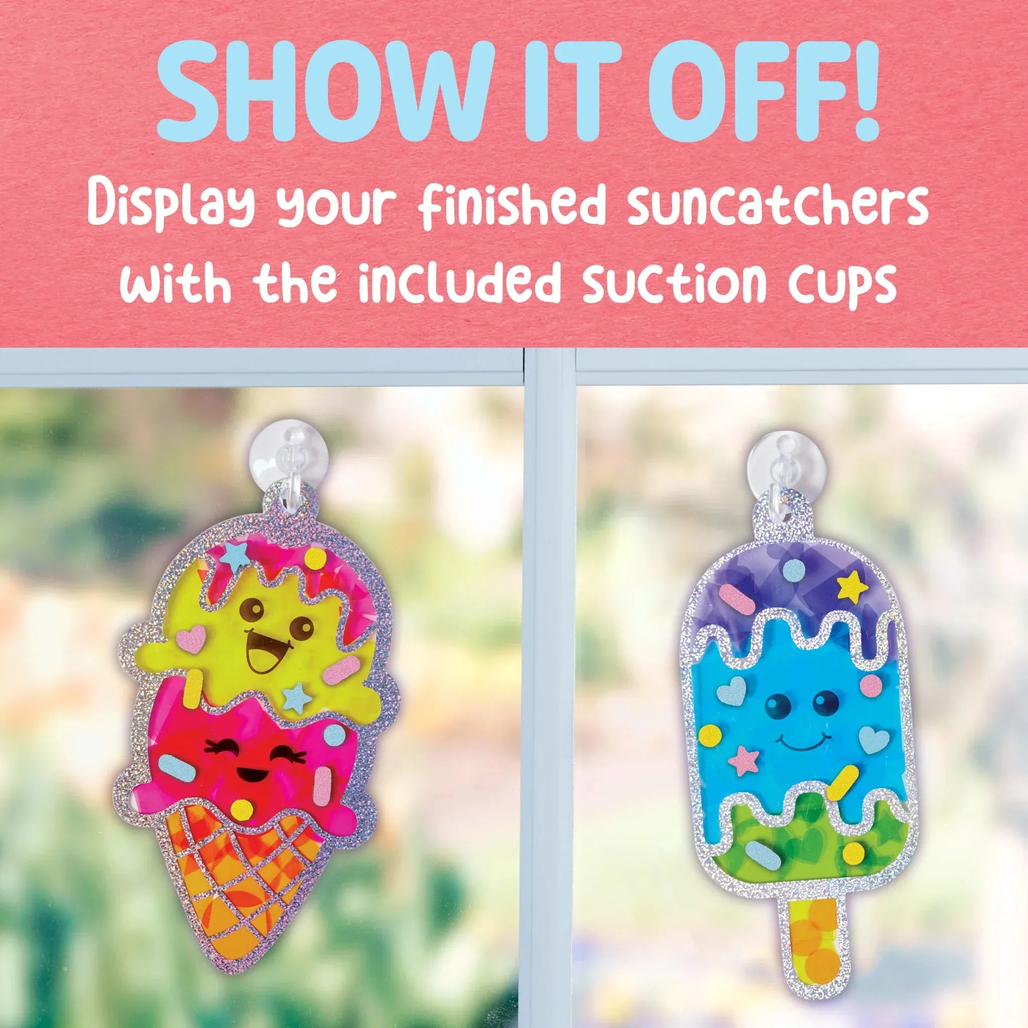 Creativity For Kids 6446 Sticker Suncatchers Wise - Kids Toys