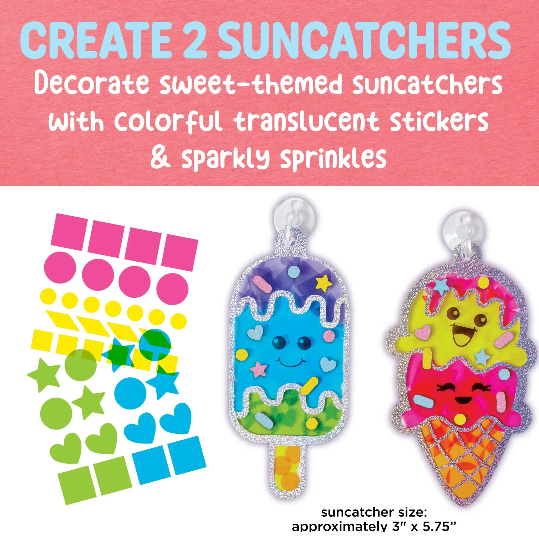 Creativity For Kids 6446 Sticker Suncatchers Wise - Kids Toys