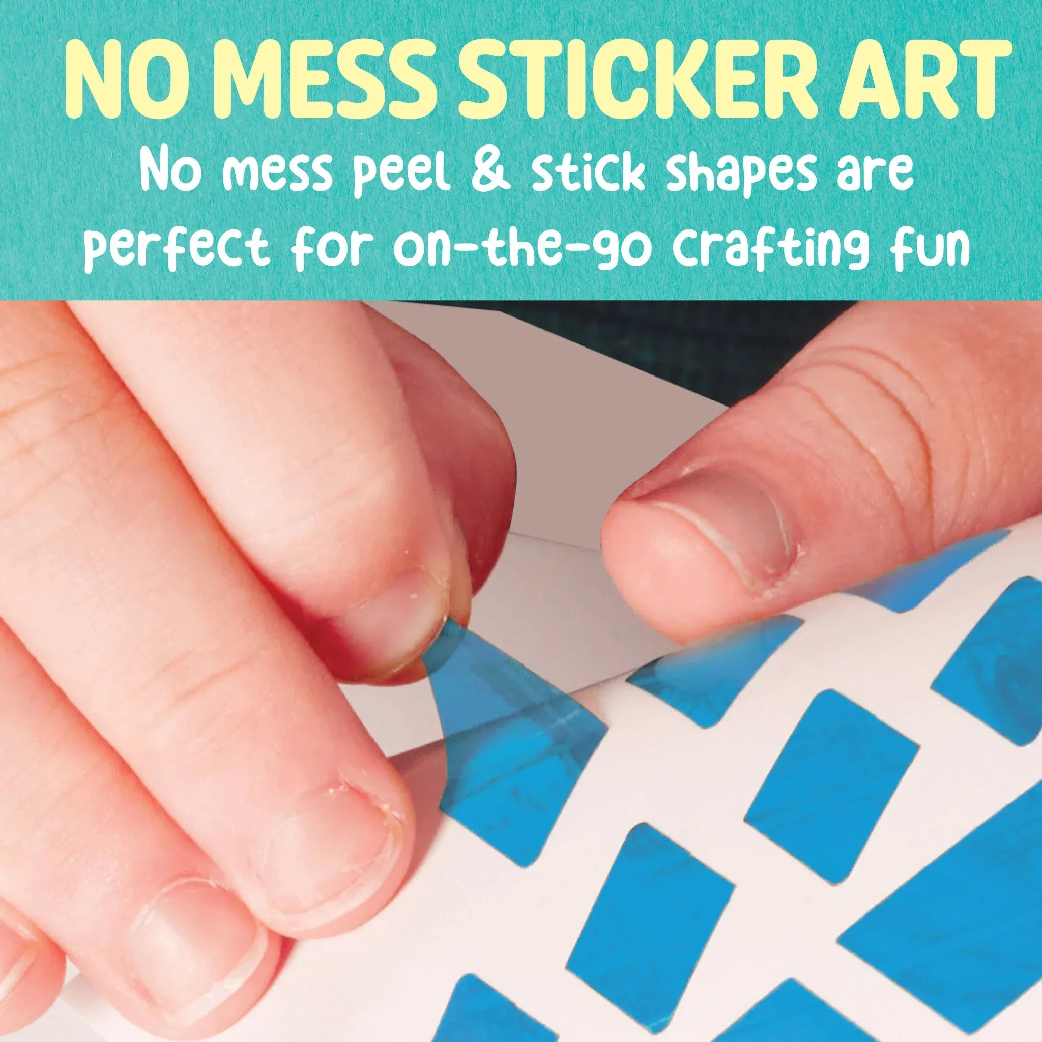 Creativity For Kids 6446 Sticker Suncatchers Wise - Kids Toys