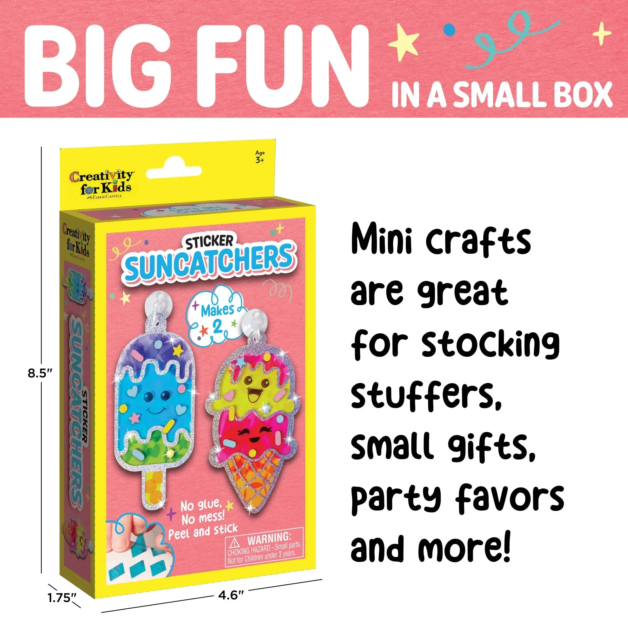Creativity For Kids 6446 Sticker Suncatchers Wise - Kids Toys