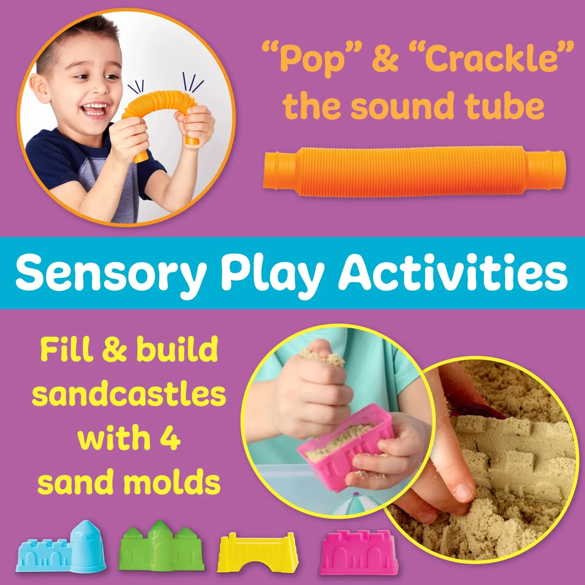 Creativity For Kids 6449 Sensory Bin Beach Wise - Kids Toys