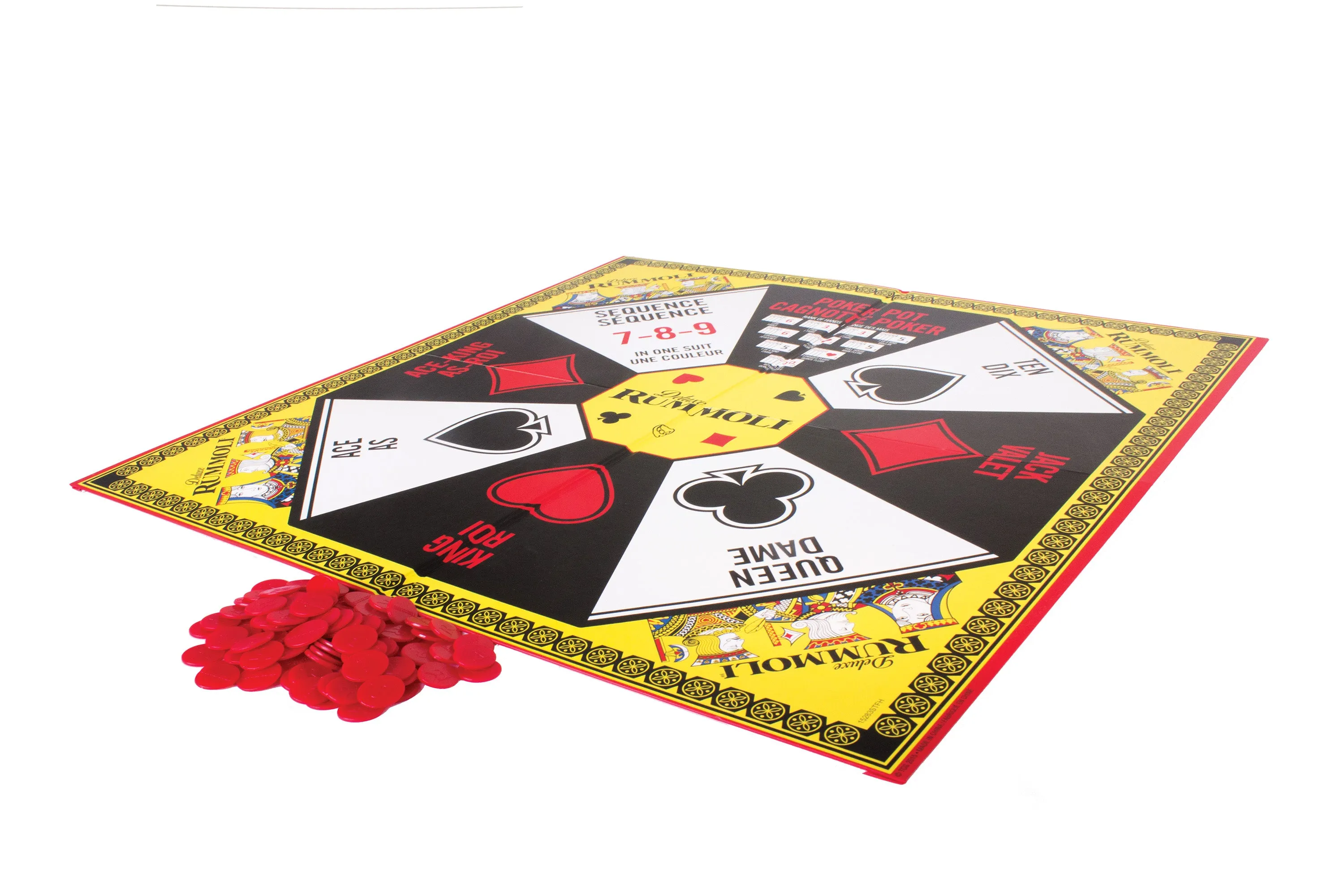 Deluxe Rummoli Bilingual Edition Board & Card Game