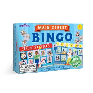 eeBoo Main Street Little Bingo Game for Ages 3 