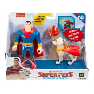 Fisher-Price DC League Of Super Pets Hero & Pet Superman & Krypto