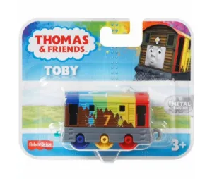Fisher-Price Thomas & Friends Trackmaster Push Along Small Engine Toby Rainbow Coloured