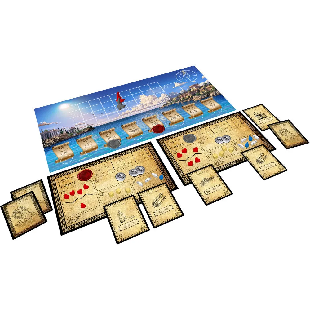Flight of Icarus: Myth-Inspired Strategy Board Game for Ages 14 