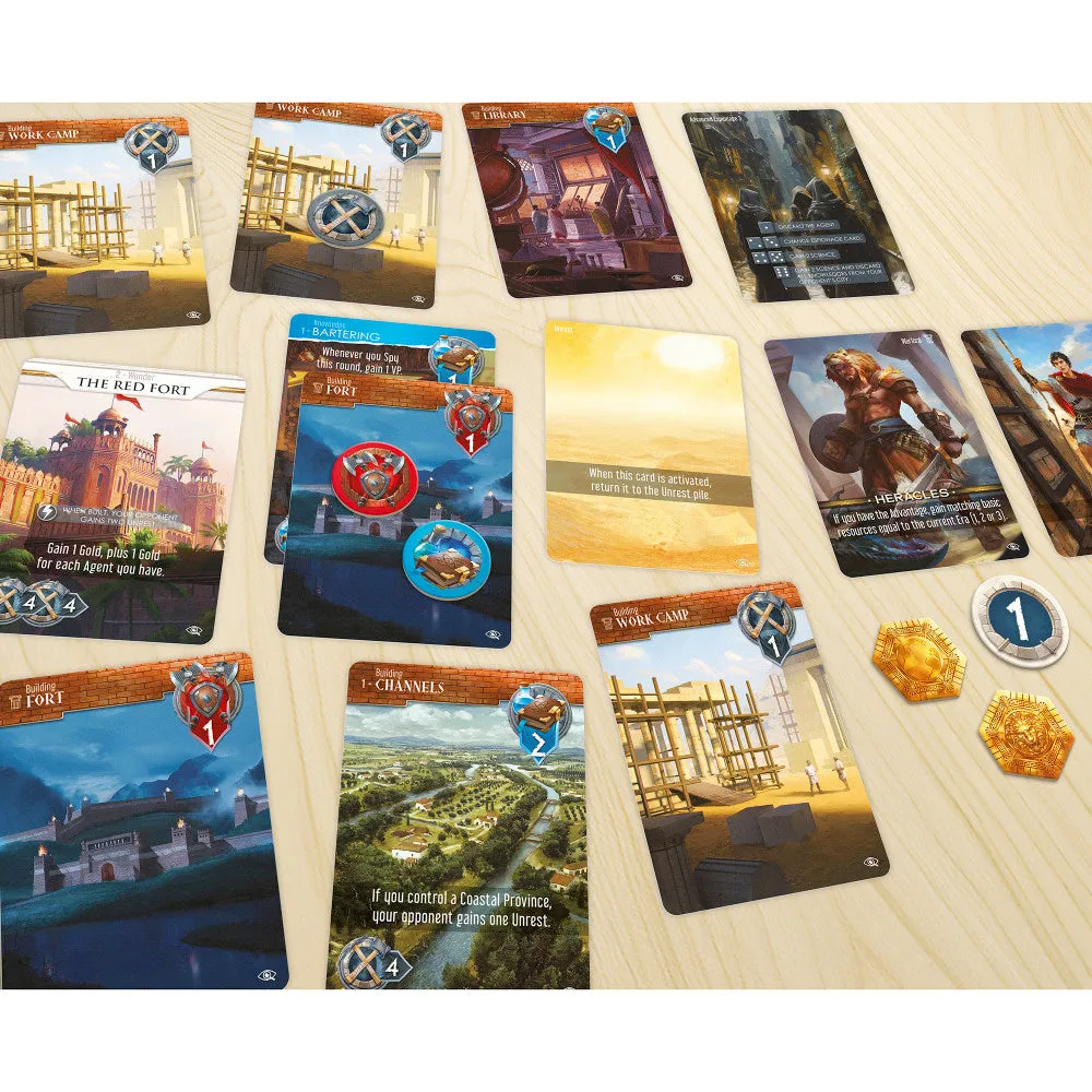 Funforge Monumental Duel - Espionage Deck-Building Game