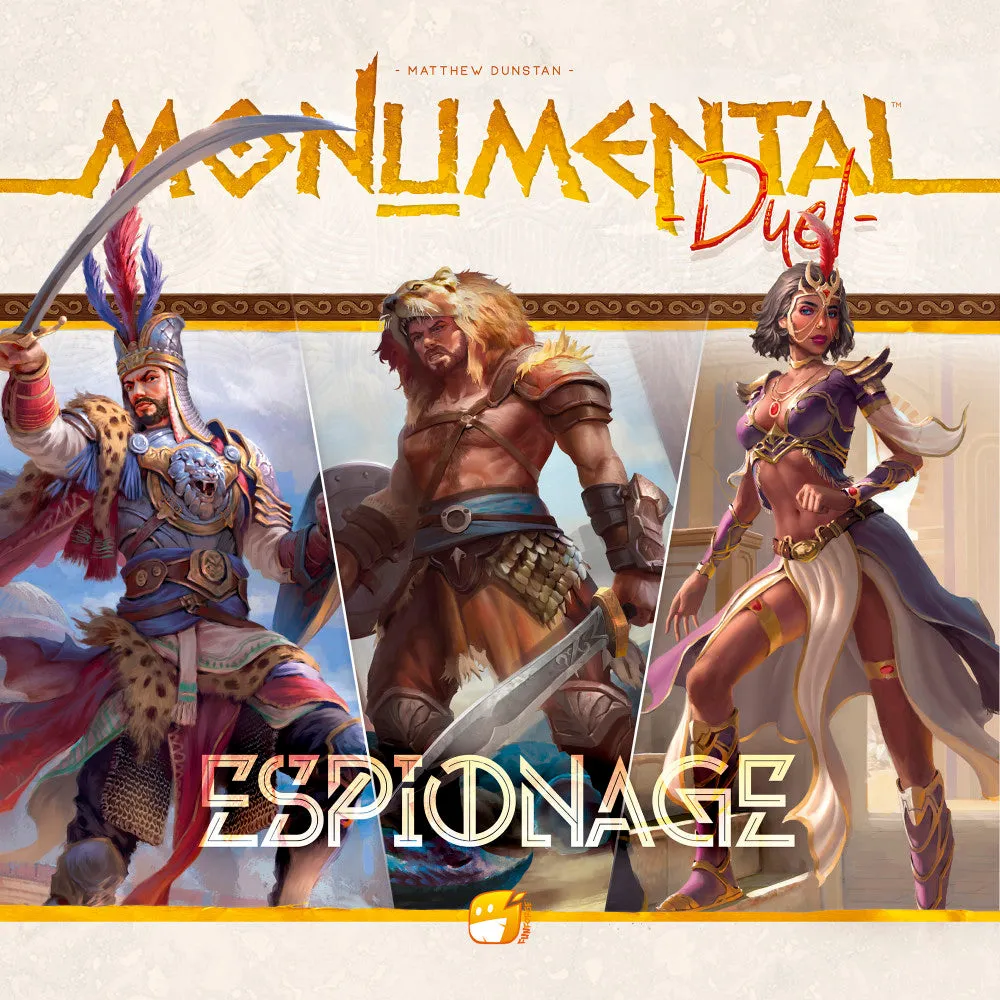 Funforge Monumental Duel - Espionage Deck-Building Game