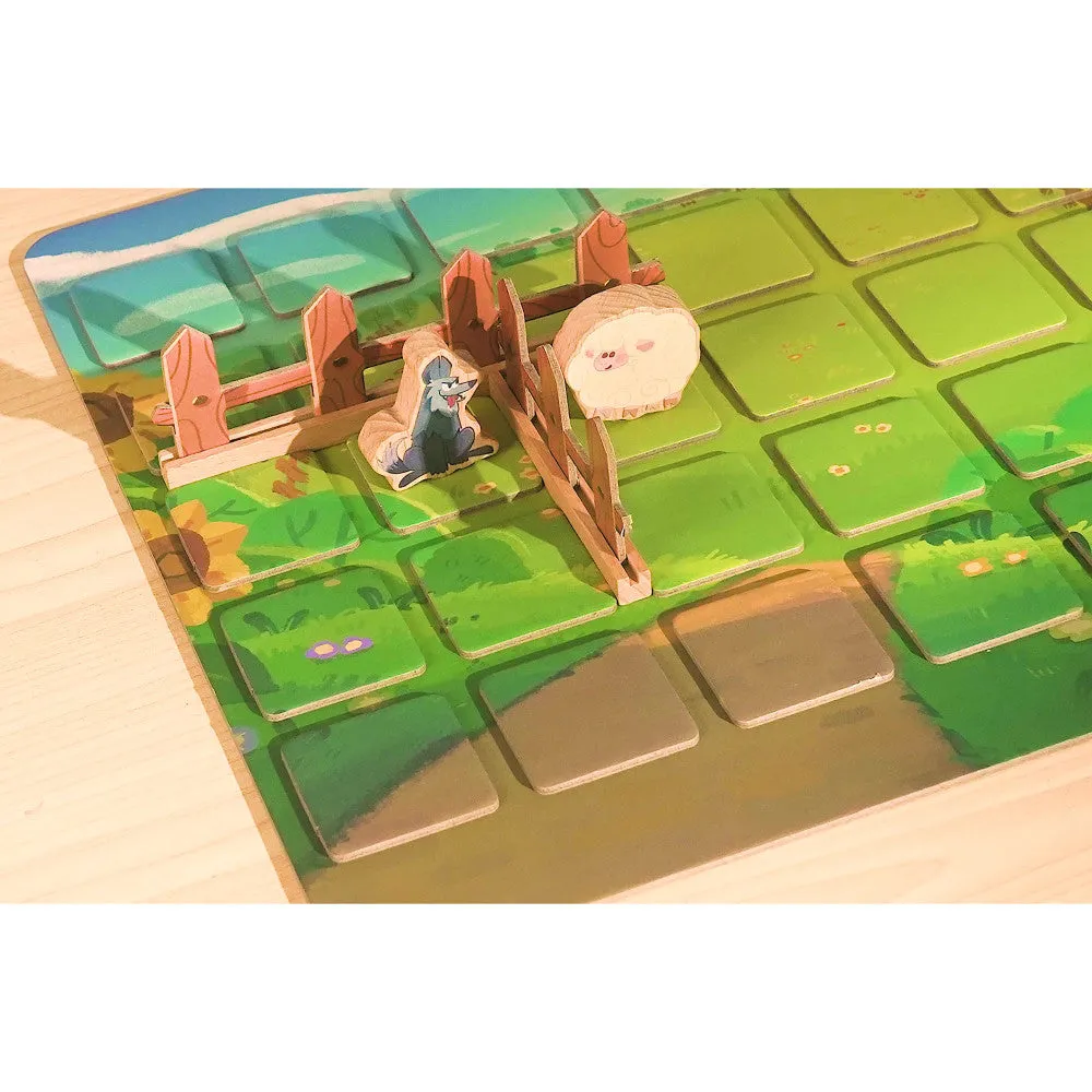 Hape Woolly Warriors Meadow Defense Strategy Board Game