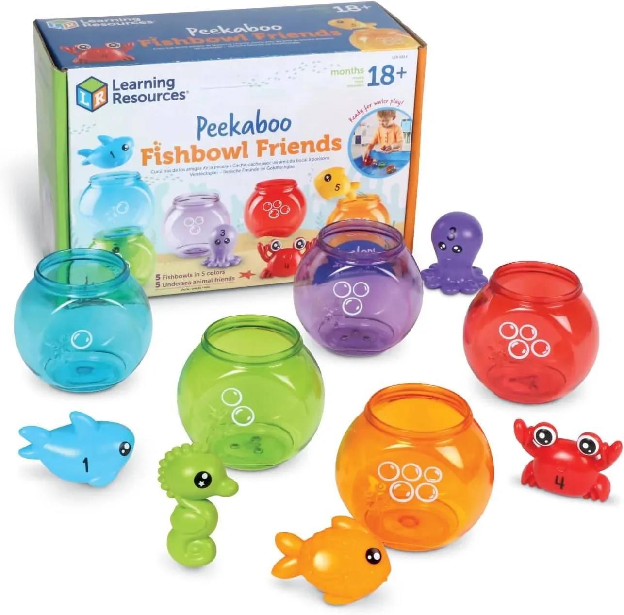 Learning Resources Peekaboo Fishbowl Friends