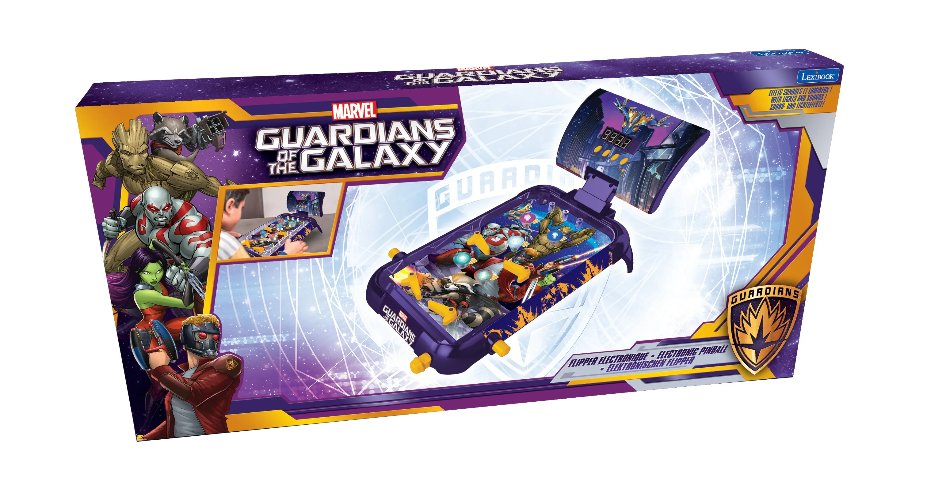 Marvel Guardians of the Galaxy Electronic Table Pinball Game