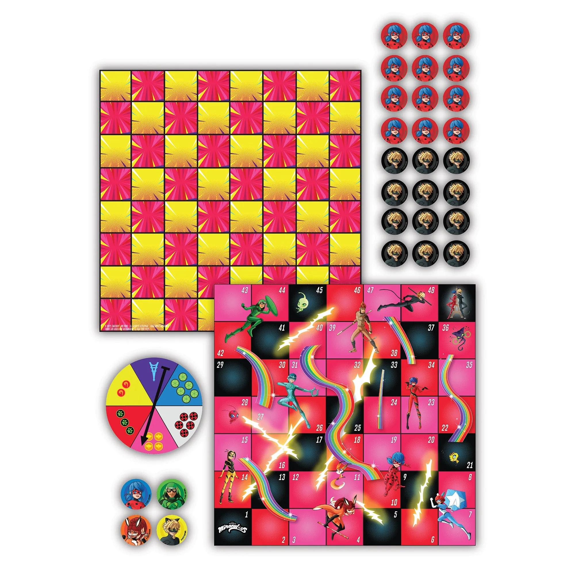Miraculous Ladybug 2-in-1 Board Game Set