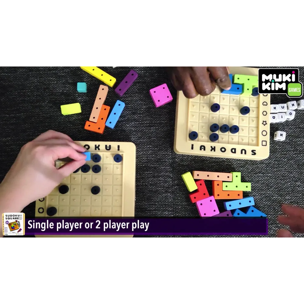 MukikiM Sudoku Square - Dynamic Strategy Puzzle Game, Ages 8 