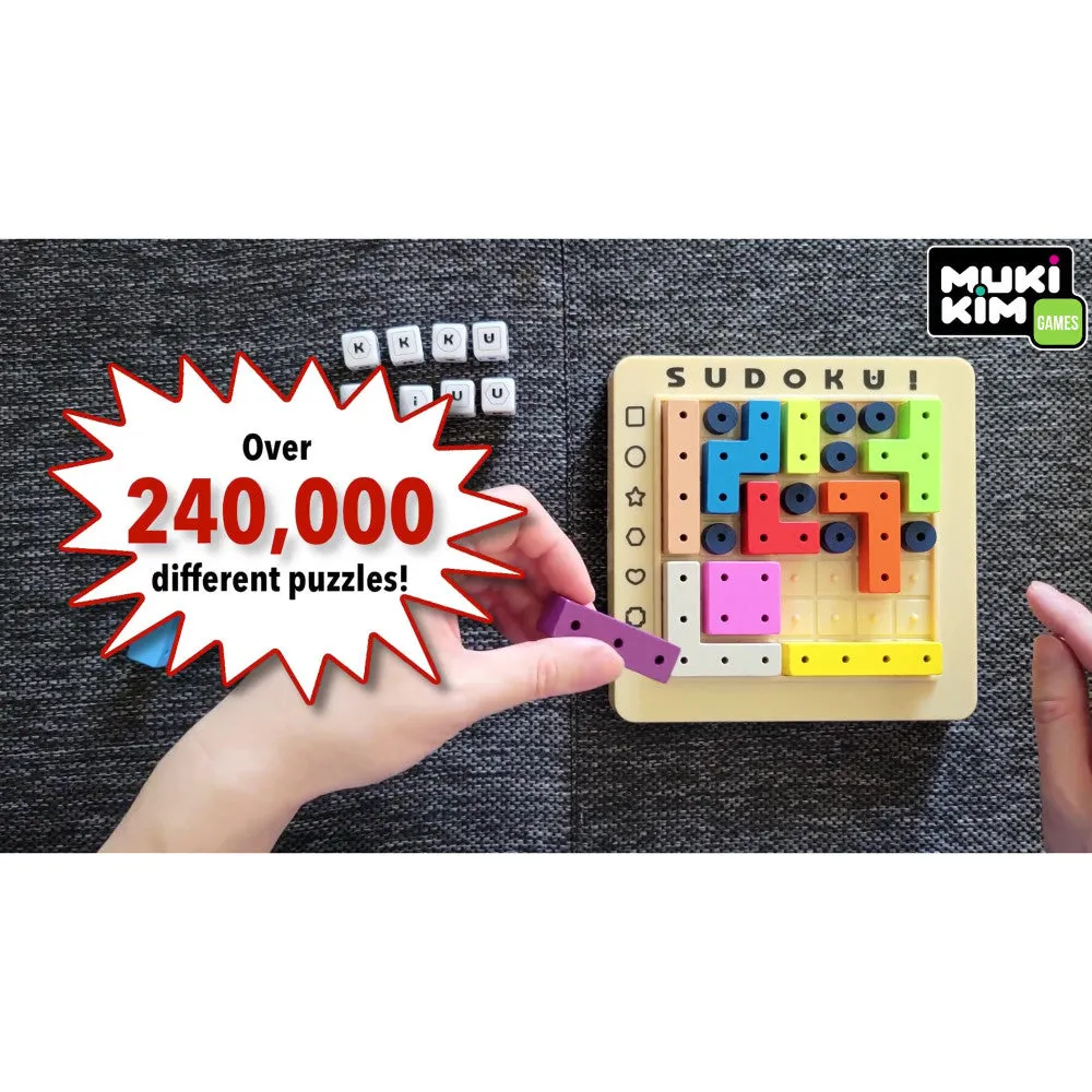 MukikiM Sudoku Square - Dynamic Strategy Puzzle Game, Ages 8 
