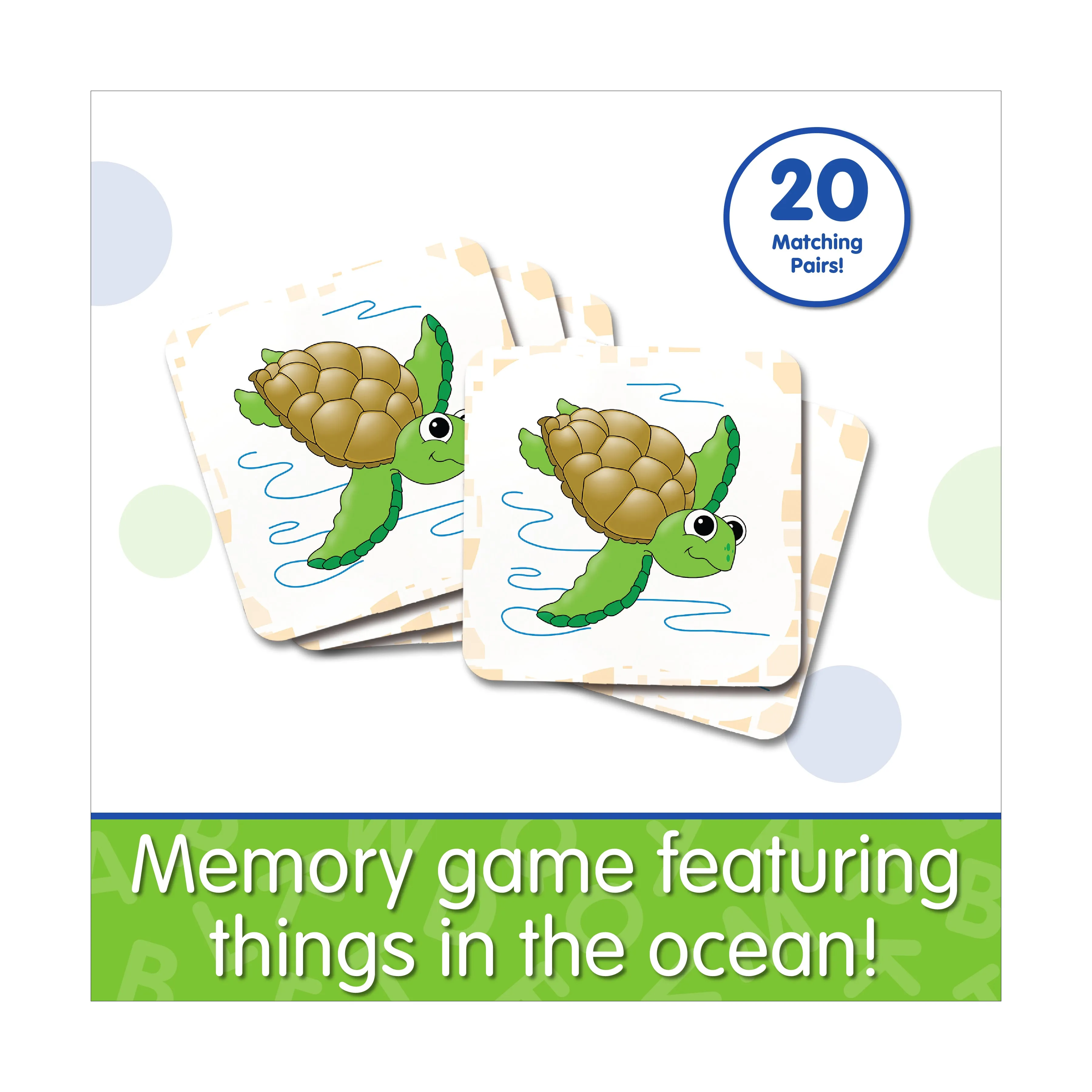 My First Match It! Ocean Memory - Toddler Matching Game