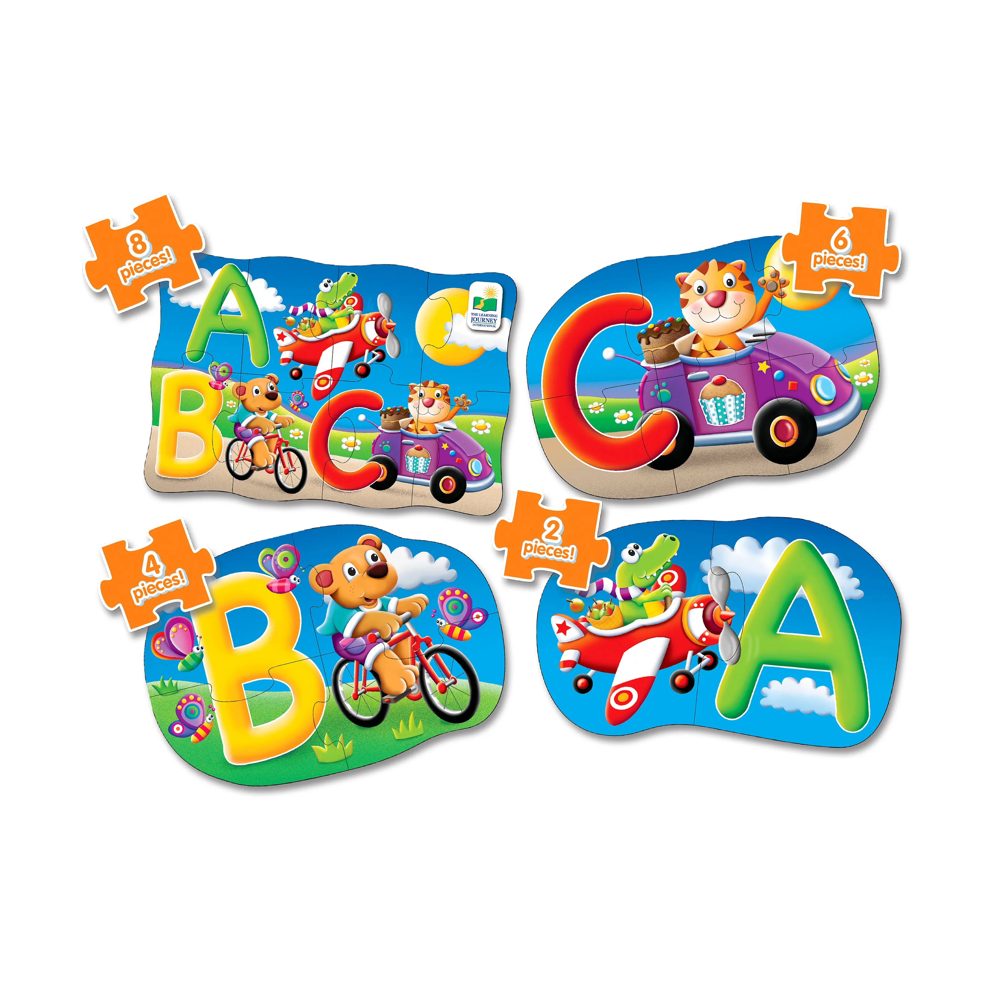 My First Puzzles - ABC Animal Adventure 4-Pack Set