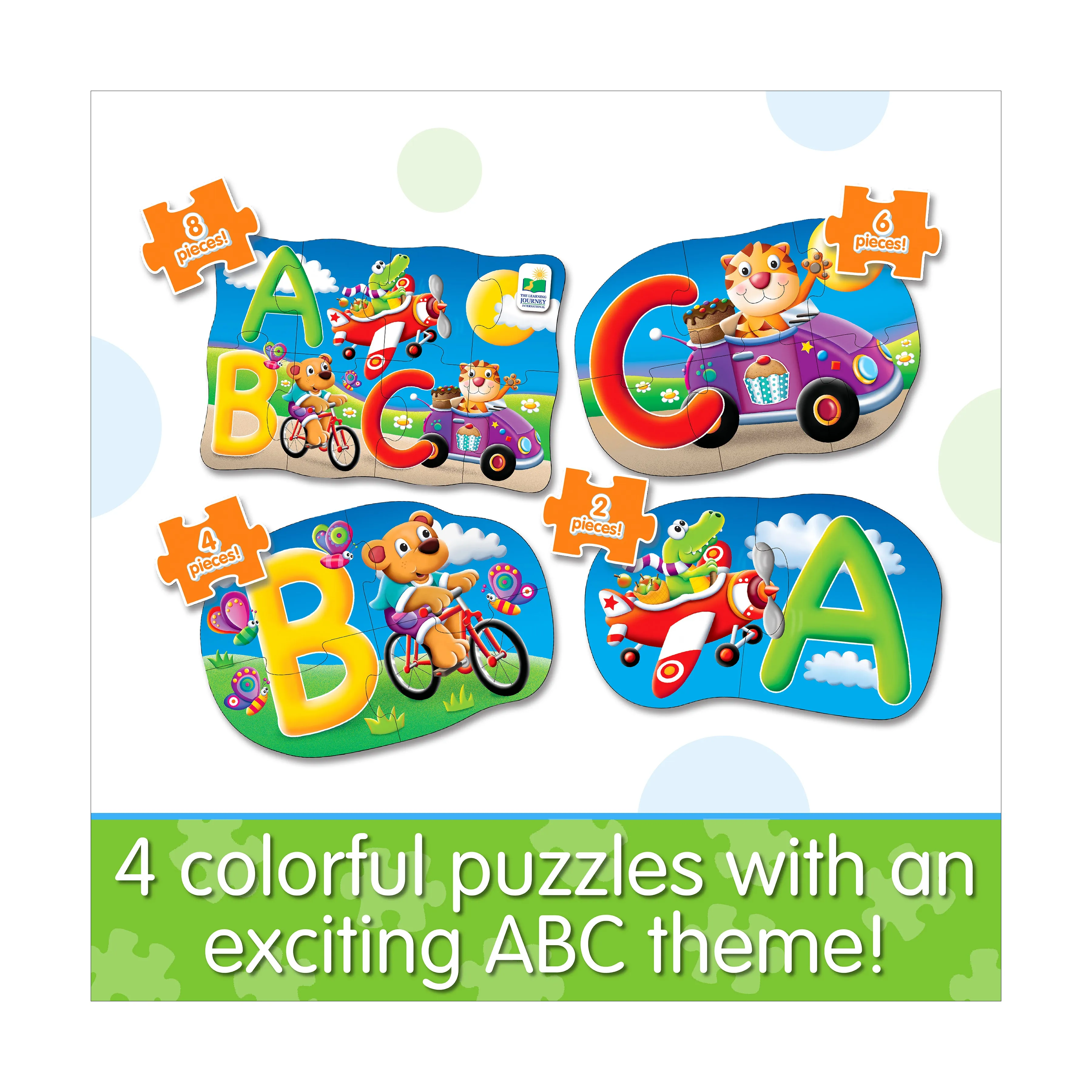 My First Puzzles - ABC Animal Adventure 4-Pack Set