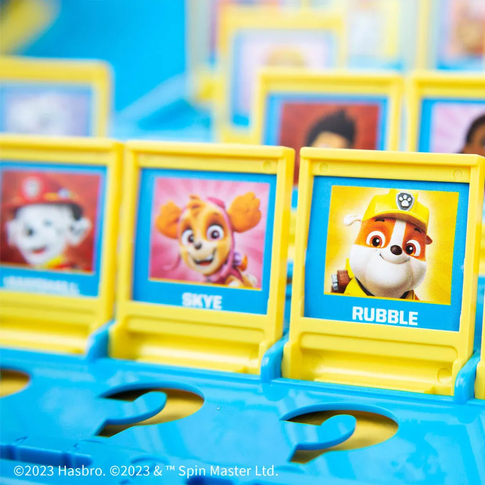 PAW Patrol Guess Who? Collectible Guessing Board Game for Kids Ages 6 