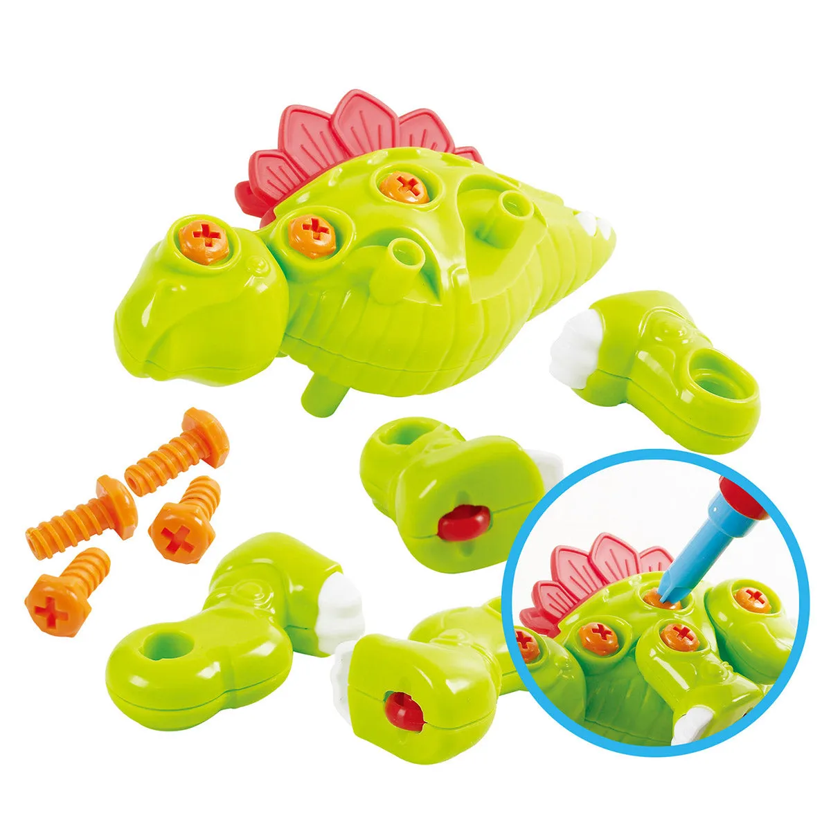 Playgo Toys Ent. Ltd. 4 In 1 Dino Workshop Set