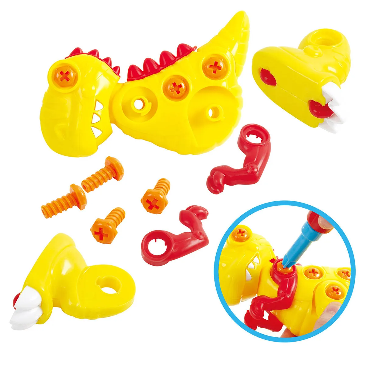 Playgo Toys Ent. Ltd. 4 In 1 Dino Workshop Set