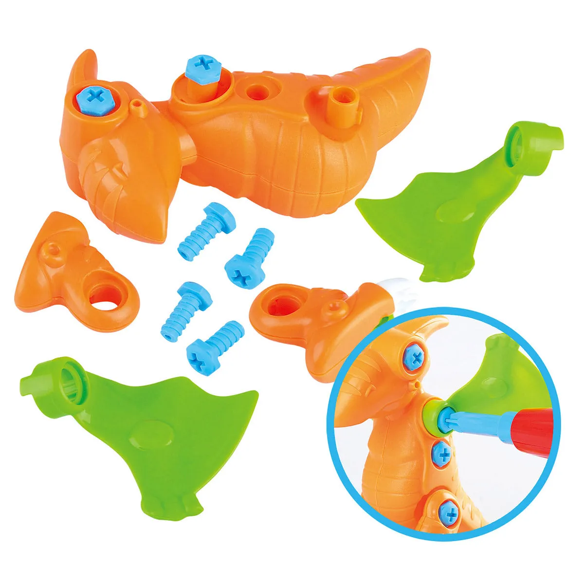 Playgo Toys Ent. Ltd. 4 In 1 Dino Workshop Set