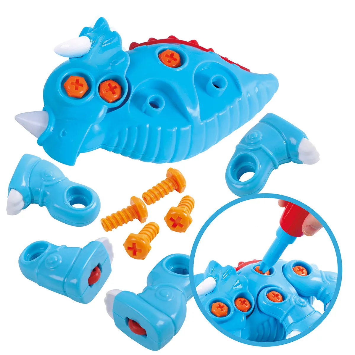 Playgo Toys Ent. Ltd. 4 In 1 Dino Workshop Set