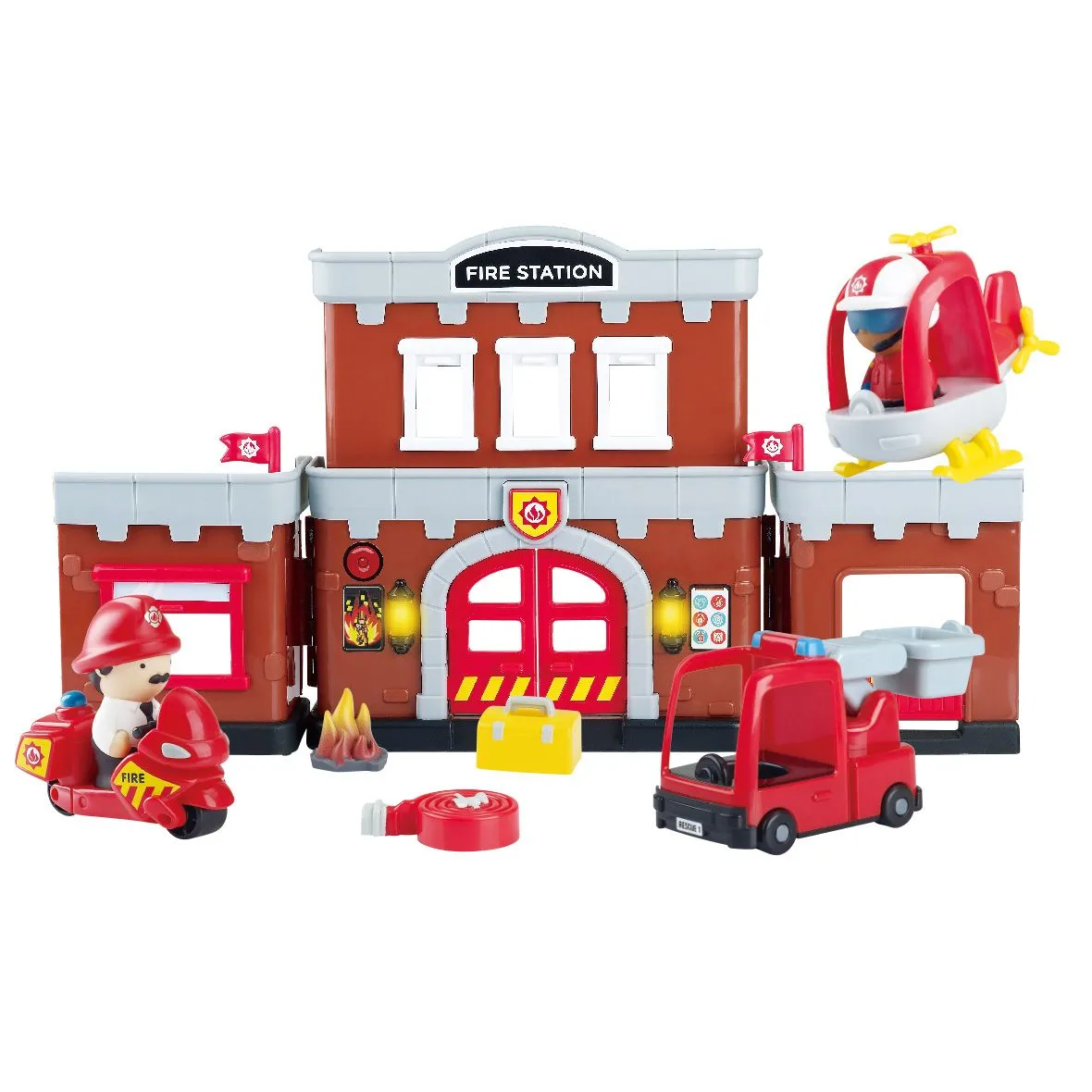 Playgo Toys Ent. Ltd. Battery Operated Fire Rescue Squad