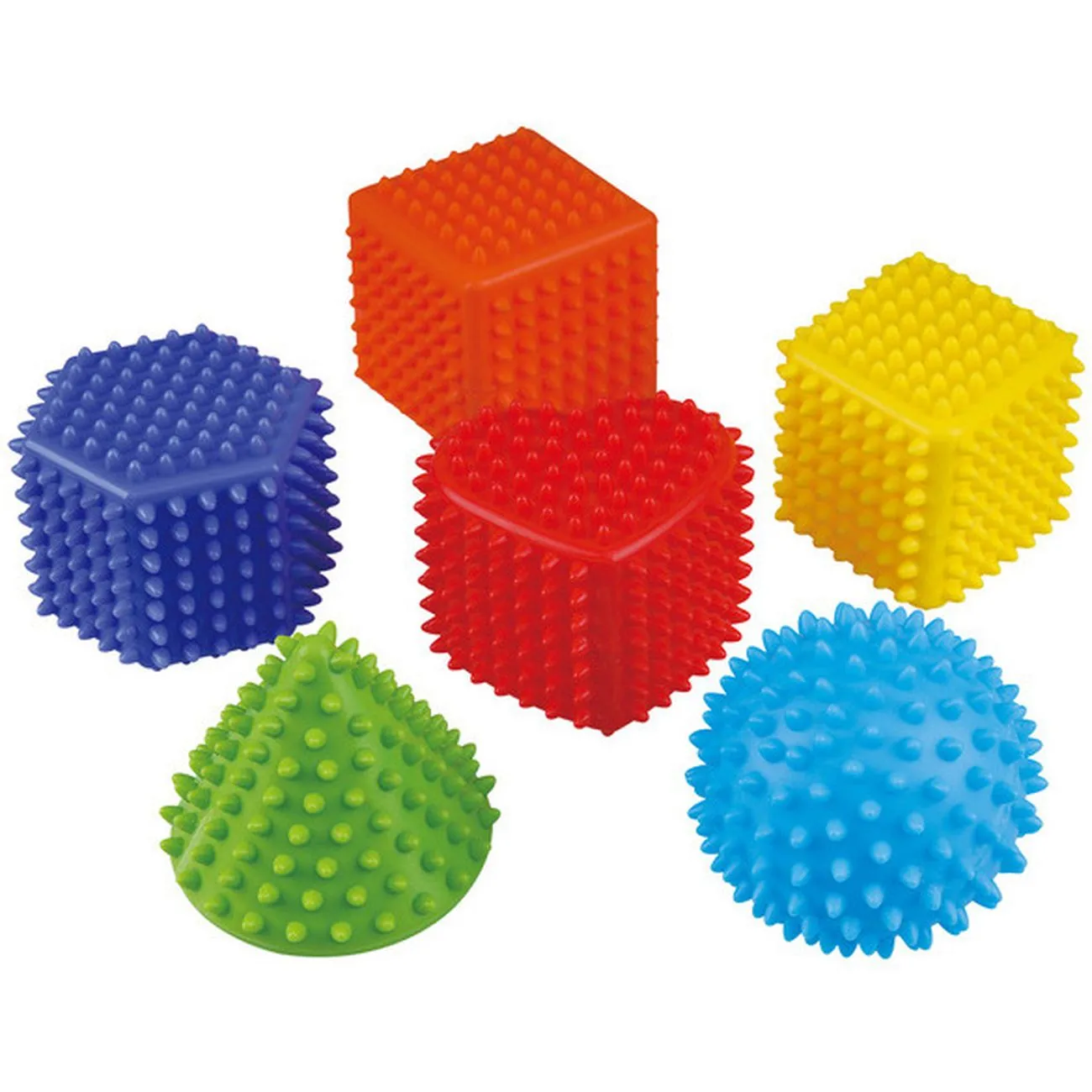 Playgo Toys Ent. Ltd. Squeeze Me Sensory Shapes 6 Pieces