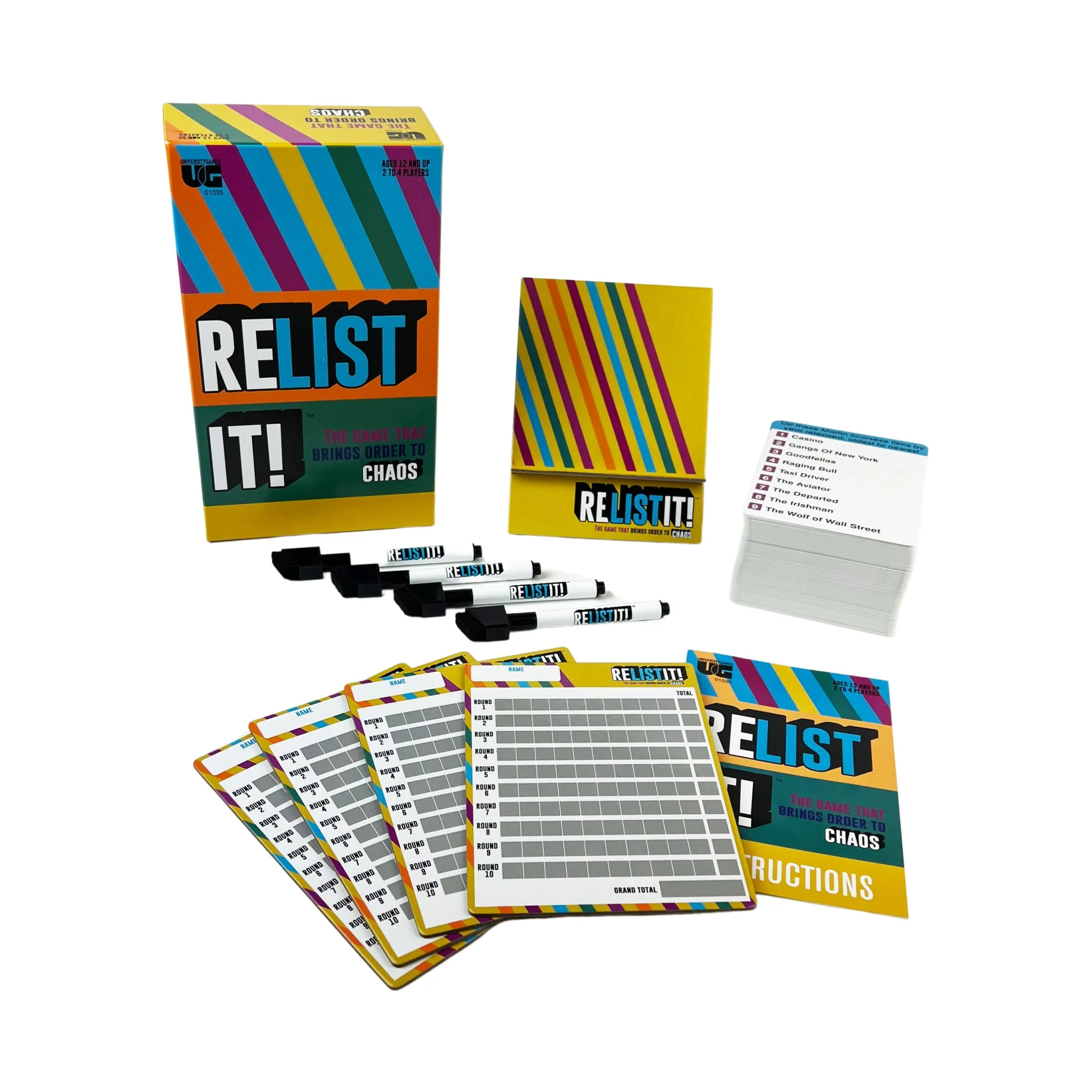 Relist It! Order vs. Chaos Strategy Board Game
