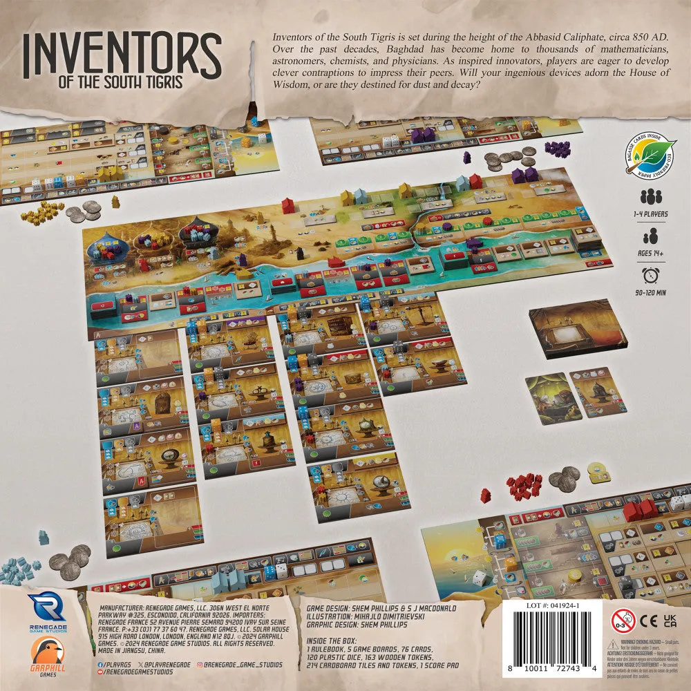 Renegade Game Studios: Masterminds and Machinations in South Tigris Strategy Game