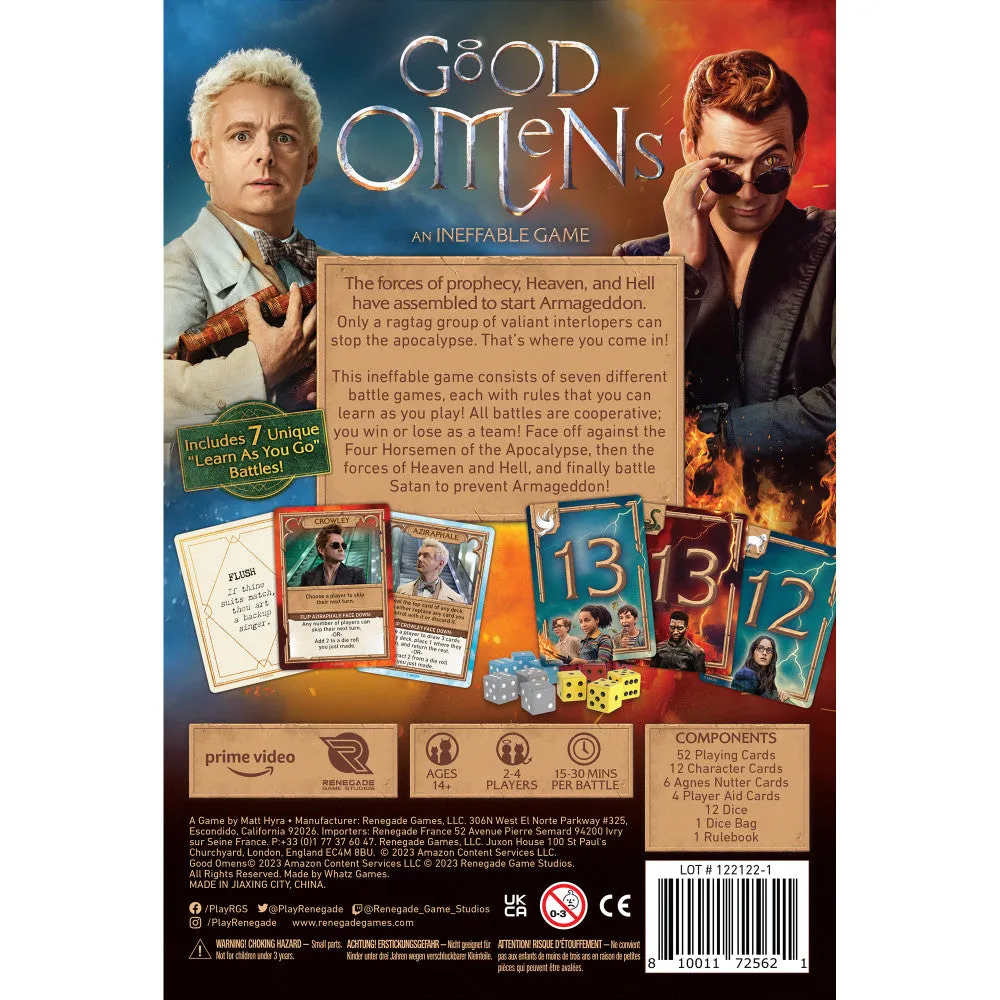 Renegade Games Studios Good Omens: An Ineffable Strategy Game for Ages 14 