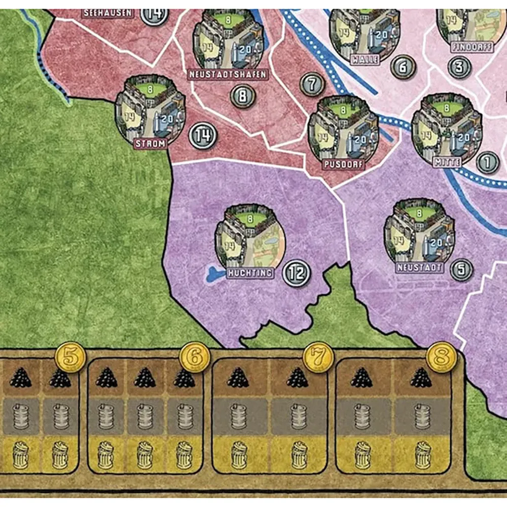 Rio Grande Games: Power Grid Bremen/Manhattan Expansion - Strategy Board Game for Ages 14 