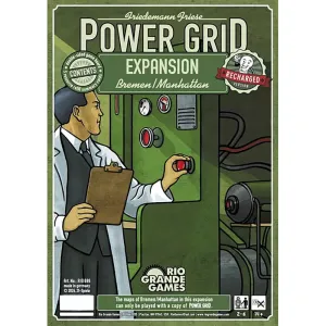 Rio Grande Games: Power Grid Bremen/Manhattan Expansion - Strategy Board Game for Ages 14 