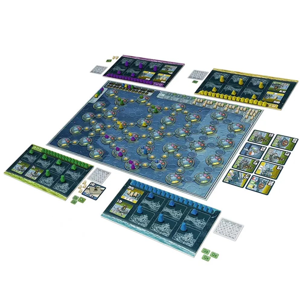 Rio Grande Games Power Grid Outpost: Conquer the Grid Economic Strategy Game