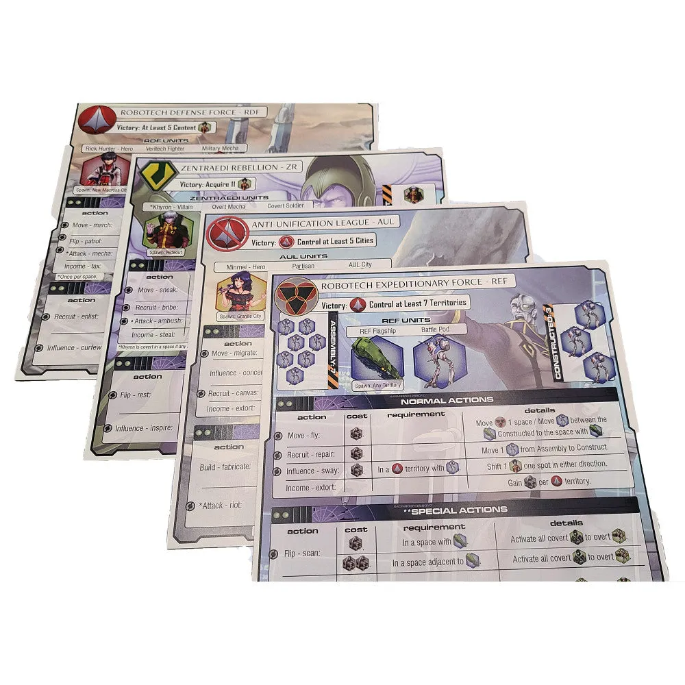 Robotech: Reconstruction - The Ultimate Strategy Board Game by Strange Machine Games