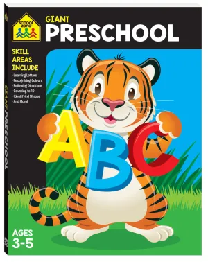 School Zone Giant Preschool Workbook