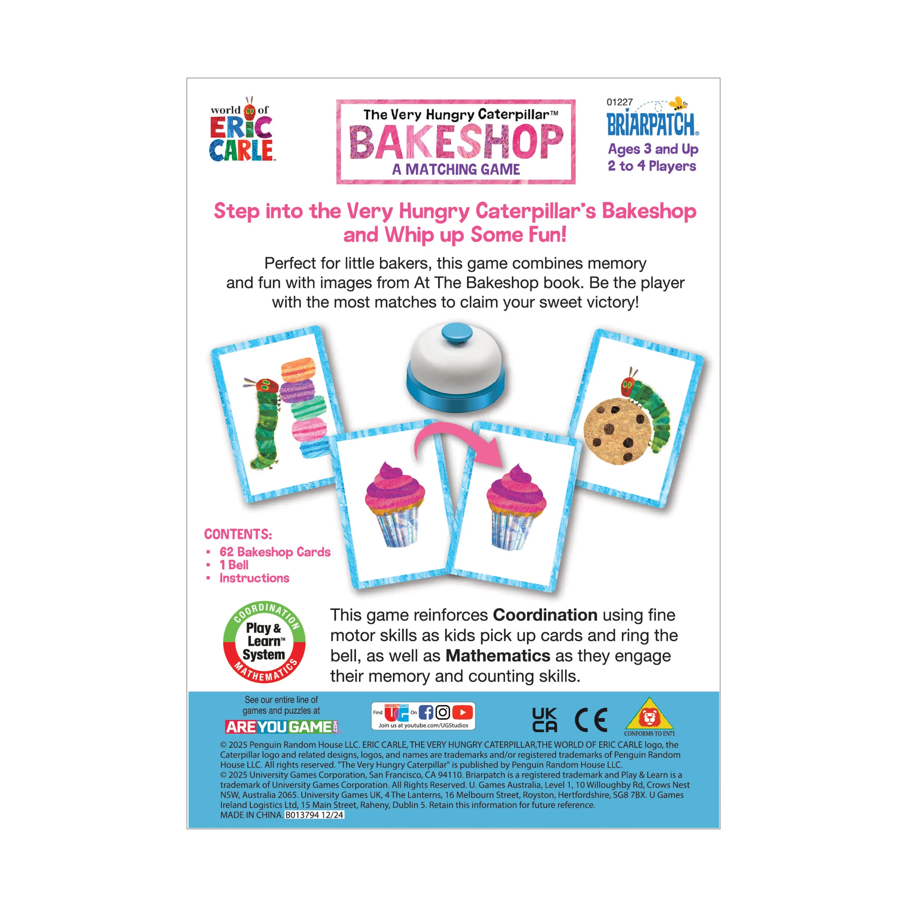 The Very Hungry Caterpillar Bakeshop Matching Game