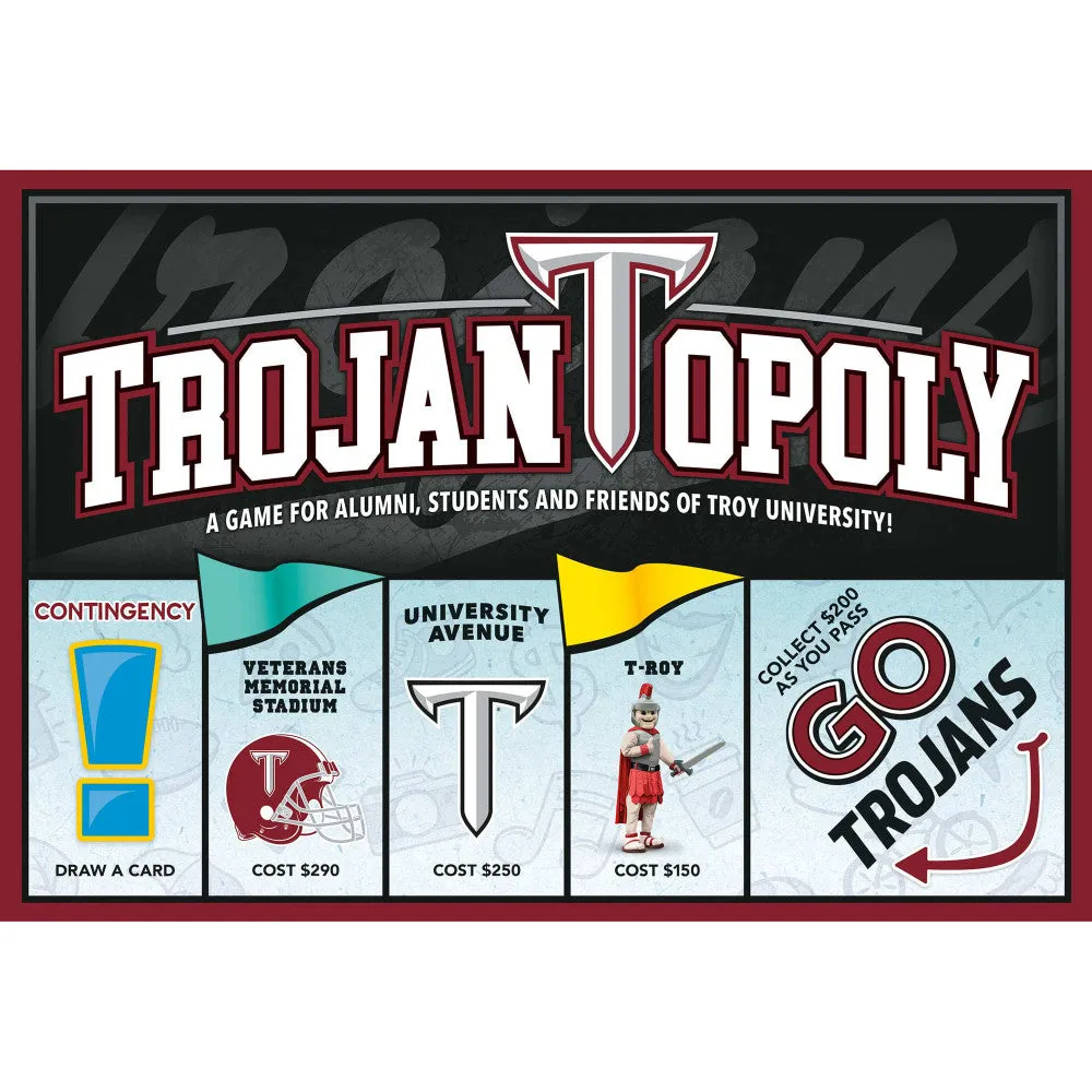 Troy University Trojan-Opoly Board Game for Ages 8 