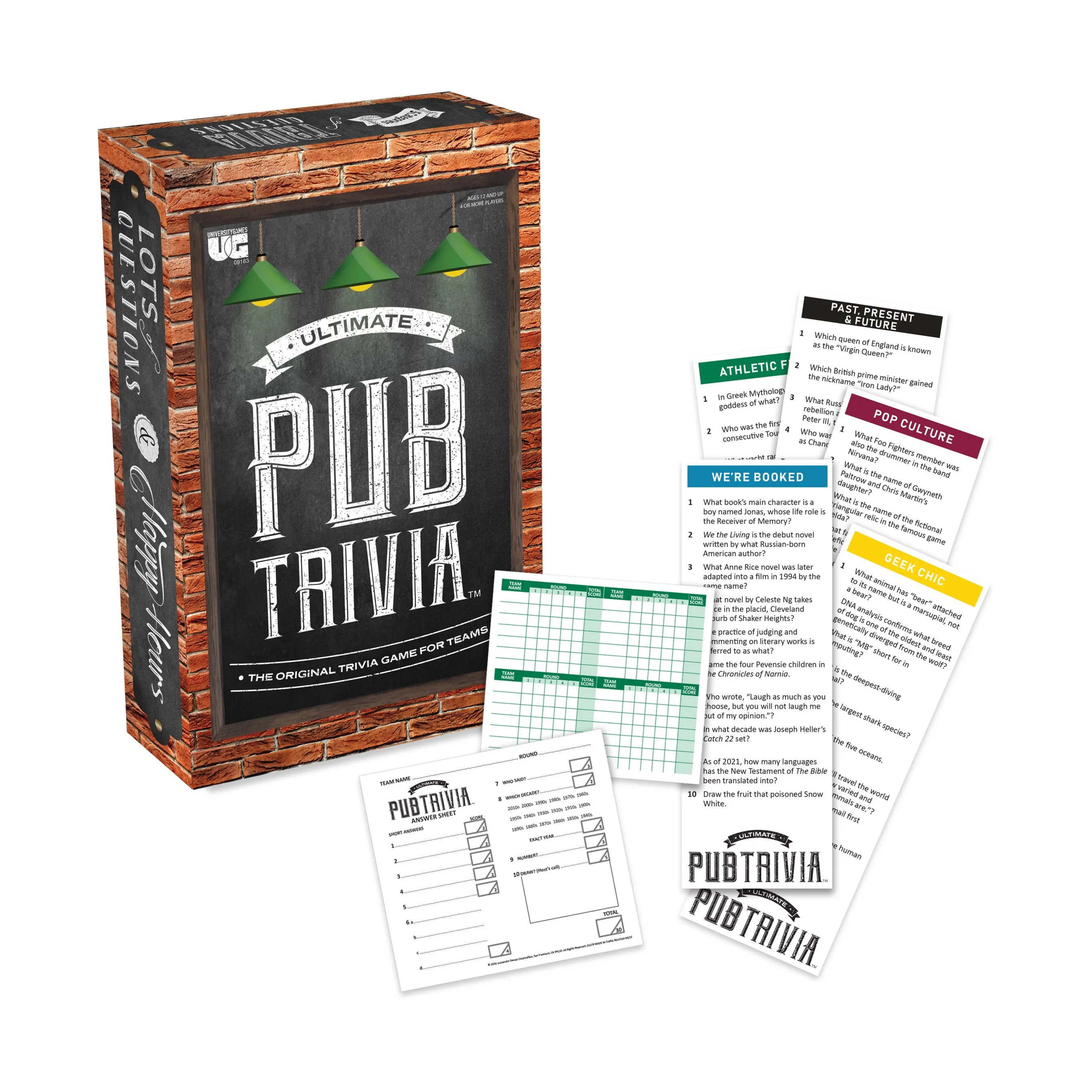 Ultimate Pub Trivia Game - Travel Edition Quiz Board Game