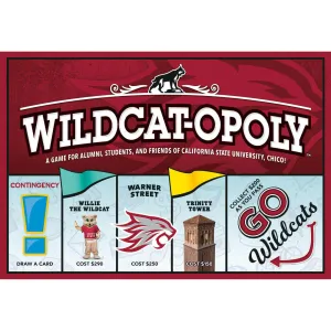 Wildcat-Opoly University Edition Board Game for Ages 8 