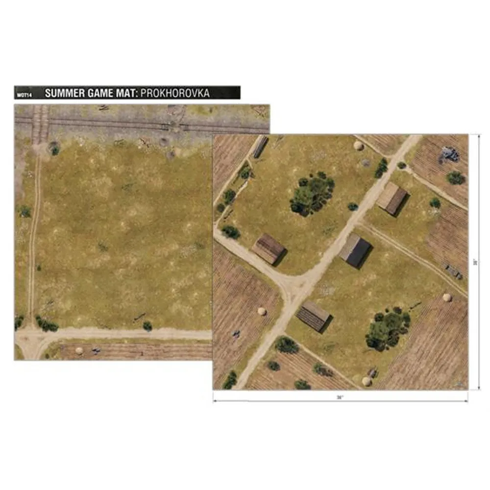 World of Tanks Prokhorovka 36"x36" Double-Sided Neoprene Game Mat