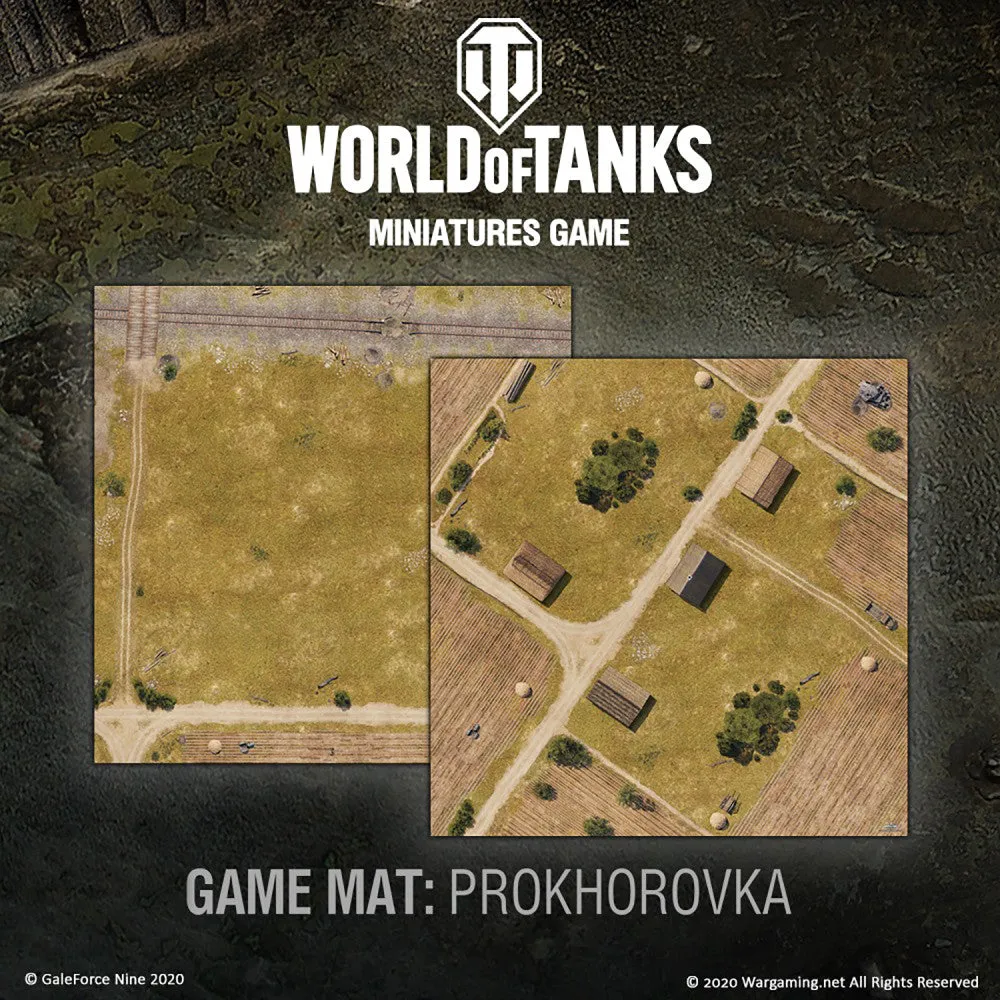 World of Tanks Prokhorovka 36"x36" Double-Sided Neoprene Game Mat